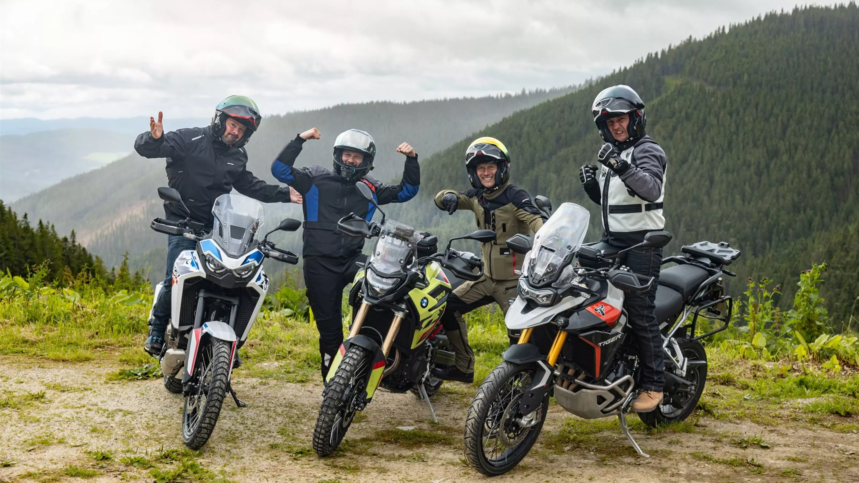 BMW F900GS vs Triumph Tiger 900 RP vs Honda Africa Twin Comparação BMW F900GS vs Triumph Tiger 900 RP vs Honda Africa Twin Comparação