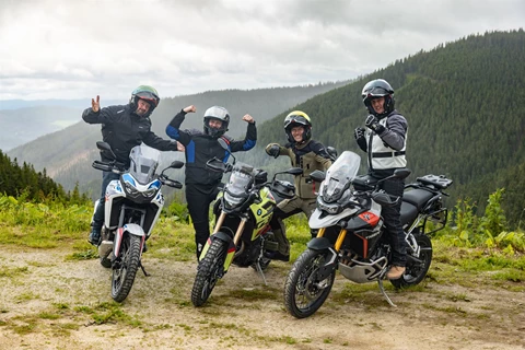 BMW F900GS vs Triumph Tiger 900 RP vs Honda Africa Twin Vergleich BMW F900GS vs Triumph Tiger 900 RP vs Honda Africa Twin Vergleich