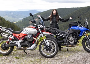 Suzuki V-Strom 800 gegen Moto Guzzi V85 TT Test 2024 Suzuki V-Strom 800 gegen Moto Guzzi V85 TT Test 2024