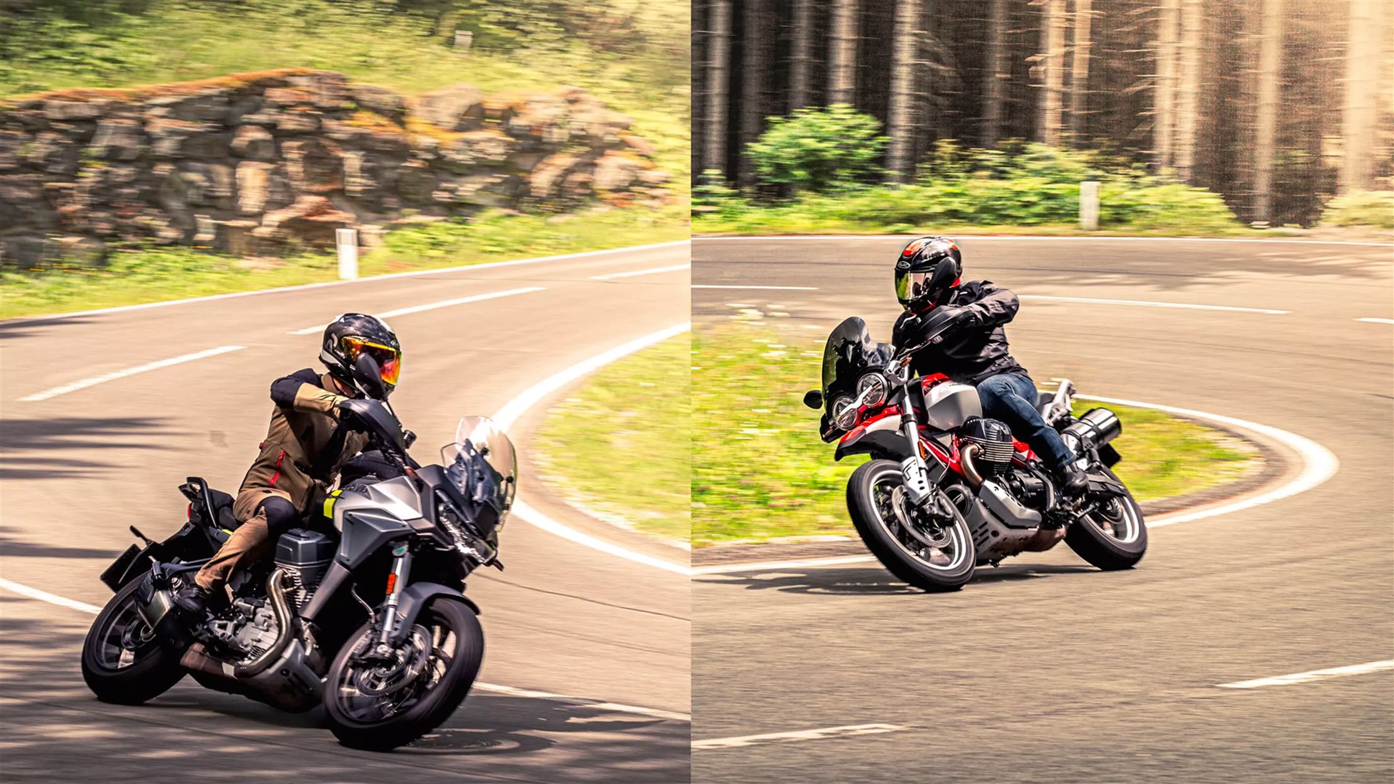 Moto Guzzi Stelvio proti V85 TT Test 2024 Moto Guzzi Stelvio proti V85 TT Test 2024