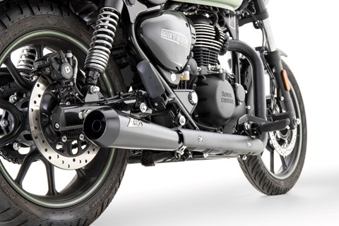 Zard Slip-On Auspuff für die Royal Enfield Meteor 350 (2021-2024)