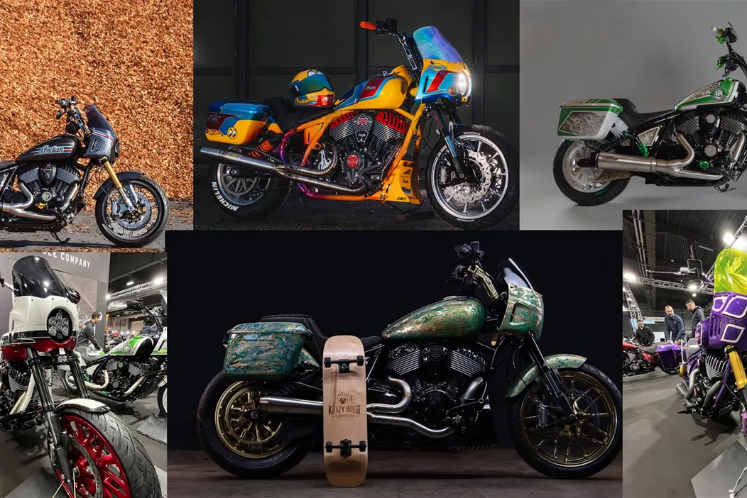 Wie zieht man besonders viele Blicke auf ein neues Modell? Man lässt sechs verschiedene Custom-Experten dieses neue Modell gleich mal ordentlich und vor allem extrem auffällig umbauen! Dachte sich wohl Indian und ließ sechs Custom-Schmieden die brandneue Sport Chief RT verwandeln - und du kannst noch bis 11. Februar 2025 mitentscheiden, welche davon die coolste ist!