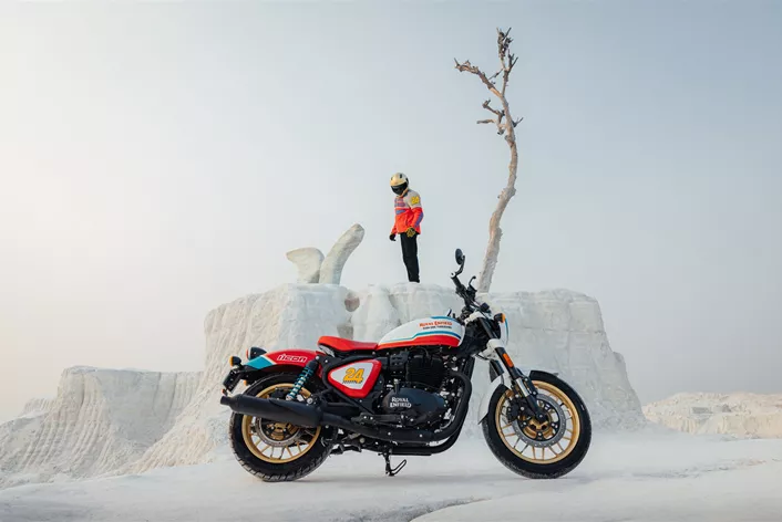 Royal Enfield, zajedno sa ICON Motosportsom, lansira ekskluzivnu, ograničenu seriju Shotgun 650. Ova jedinstvena edicija broji samo 100 primeraka širom sveta i biće dostupna od 12. februara 2025. u 16:00 časova. Za evropsko tržište, predviđeno je 25 ovih modela.