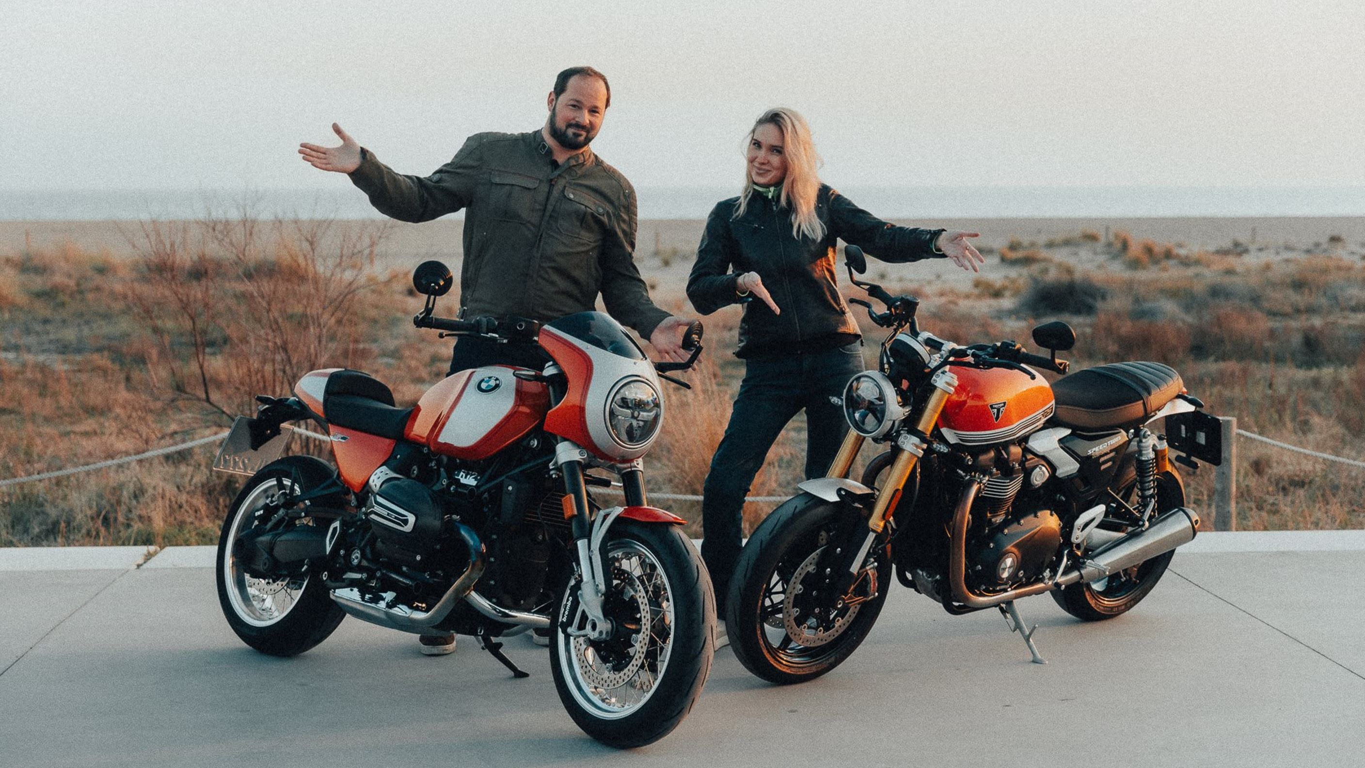 Teste Comparativo Triumph Speed Twin 1200 RS vs. BMW R12 S Teste Comparativo Triumph Speed Twin 1200 RS vs. BMW R12 S