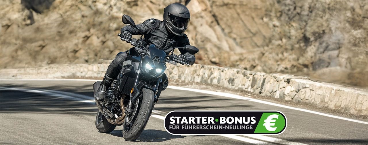 Kawasaki STARTER-BONUS 2025: Bis zu 800 Euro Ersparnis