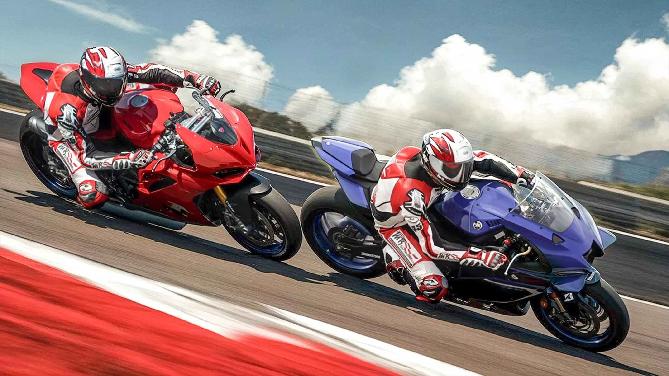 Jämförelse Ducati Panigale V2 vs. Yamaha R9 Jämförelse Ducati Panigale V2 vs. Yamaha R9