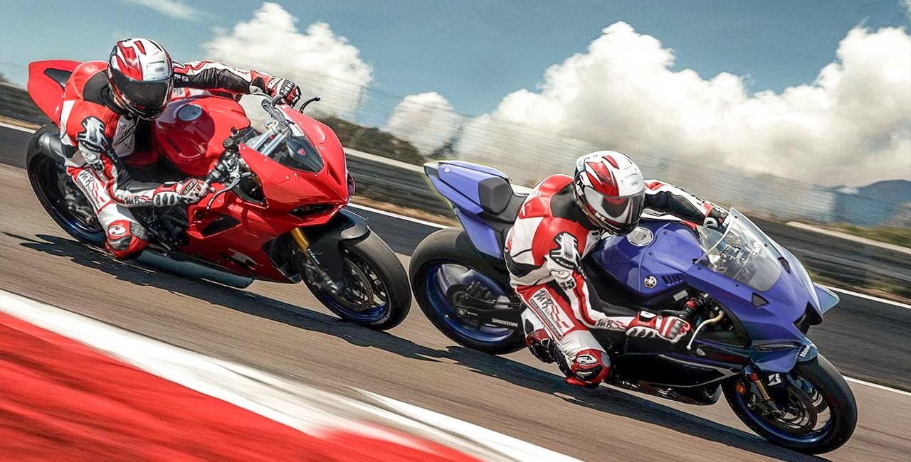 Comparaison Ducati Panigale V2 vs Yamaha R9