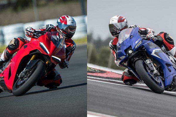 Ducati Panigale V2 S vs. Yamaha R9 Vergleich 2025 Ducati Panigale V2 S vs. Yamaha R9 Vergleich 2025