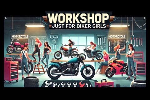 Erster Motorrad-Bastlerinnen-Workshop in Österreich