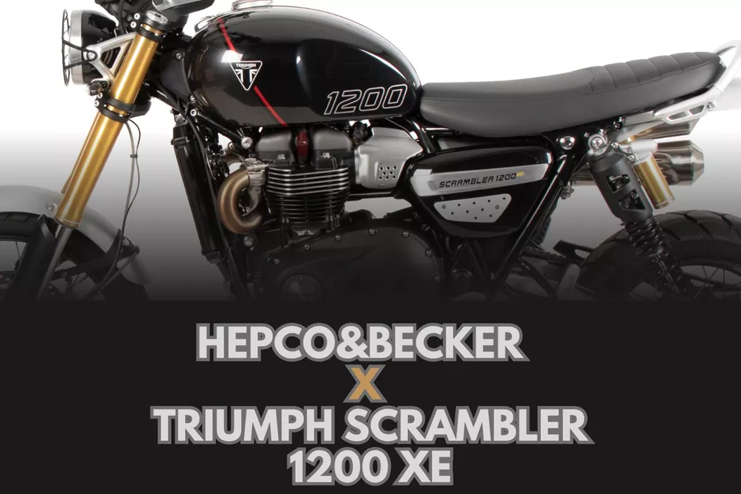 Für alle, die mit ihrer neuen Triumph Scrambler 1200 XE (ab Modelljahr 2024) nicht nur zum nächsten Café cruisen, sondern auch mal spontan in Richtung Schotterpiste abbiegen wollen, hat Hepco&Becker eine Zubehörlinie aufgelegt, die den Begriff Adventure-Bike ein bisschen wörtlicher nimmt - ohne gleich zur Weltumrundung auszurufen.