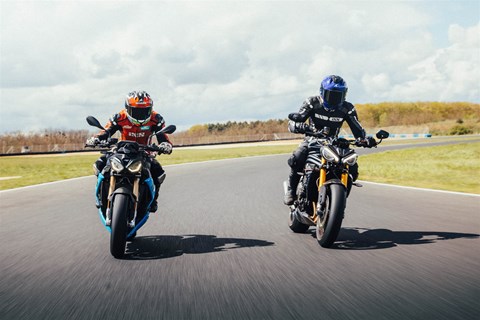 S 1000 R vs. Speed Triple RS im Test