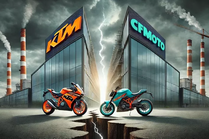 A partir de 1º de junho de 2025, a KTM AG não será mais responsável pela distribuição da CFMOTO e ZEEHO na Europa. O que a busca por investidores do gigante das motocicletas em dificuldades tem a ver com isso?
