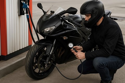 Reifendruck für Dein Motorrad