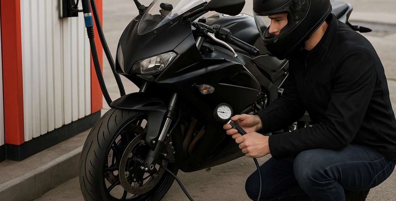 Reifendruck für Dein Motorrad