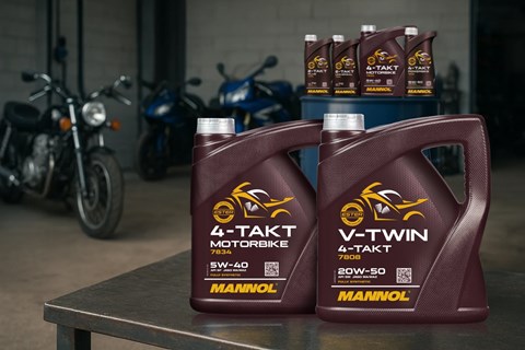 MANNOL News 2025: 4-Takt Motorbike 5W-40 & V-Twin 20W-50