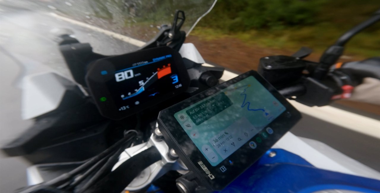 Chigee AIO-6 Motorrad-Navigationsdisplay Vorstellung & Test
