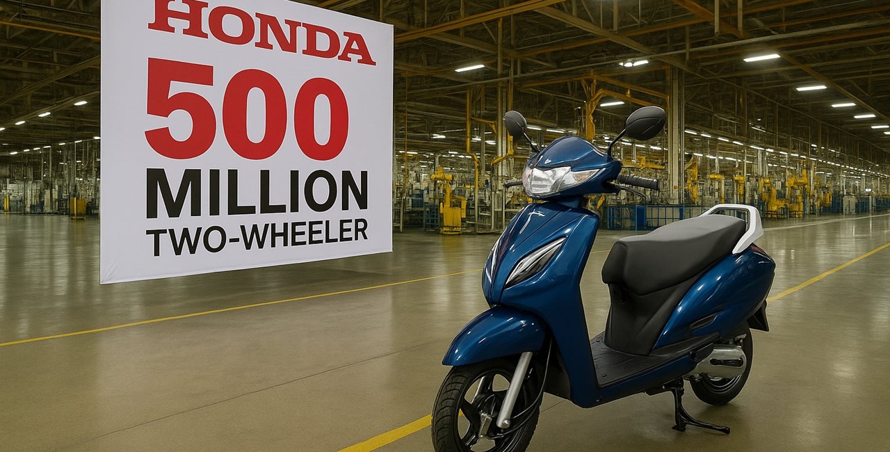 Honda feiert Meilenstein: 500 Millionen Zweiräder produziert