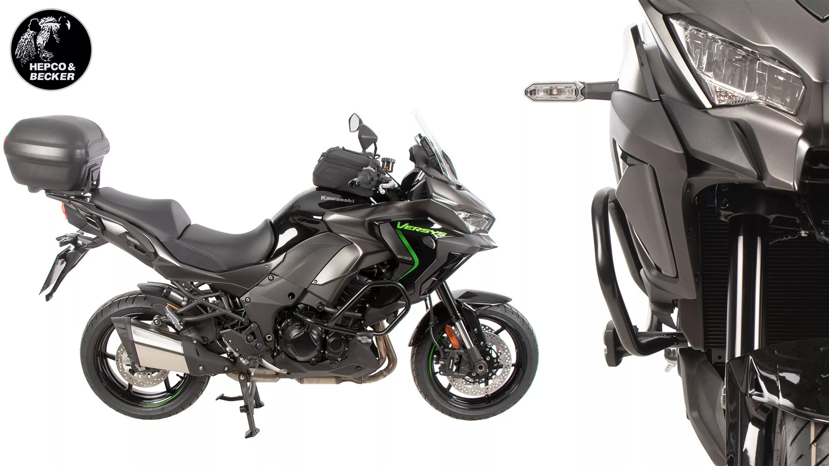 Kawasaki Versys 1100 / SE: Příslušenství od Hepco&Becker Kawasaki Versys 1100 / SE: Příslušenství od Hepco&Becker