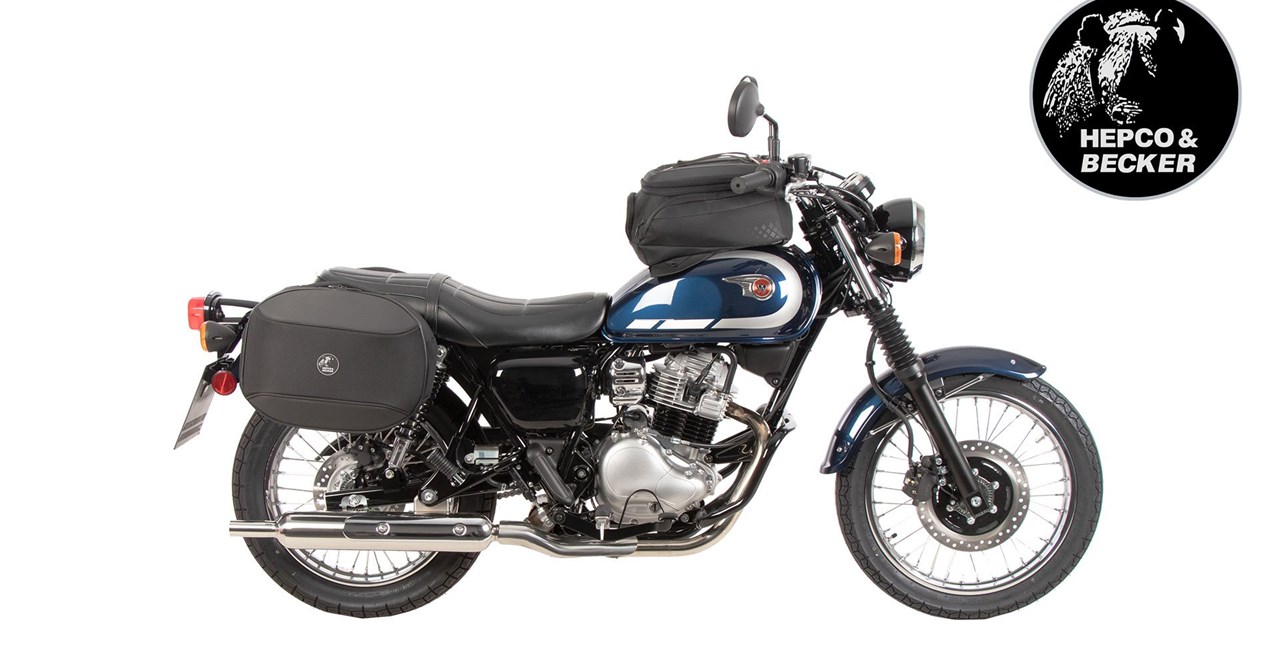Kawasaki W230 Zubehör von Hepco & Becker im Retrolook