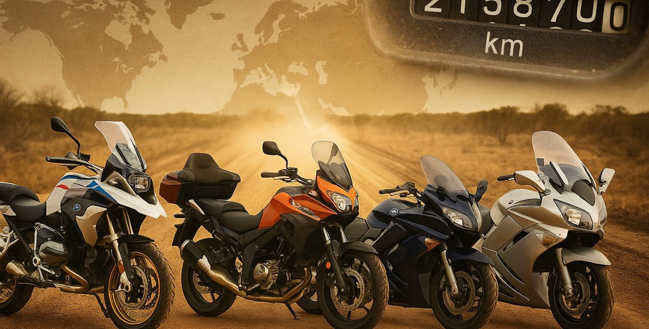 Top 5 Motorräder, die über 100.000 km problemlos schaffen