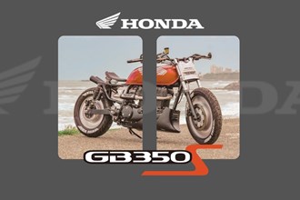 Die neue GB350S im Rampenlicht