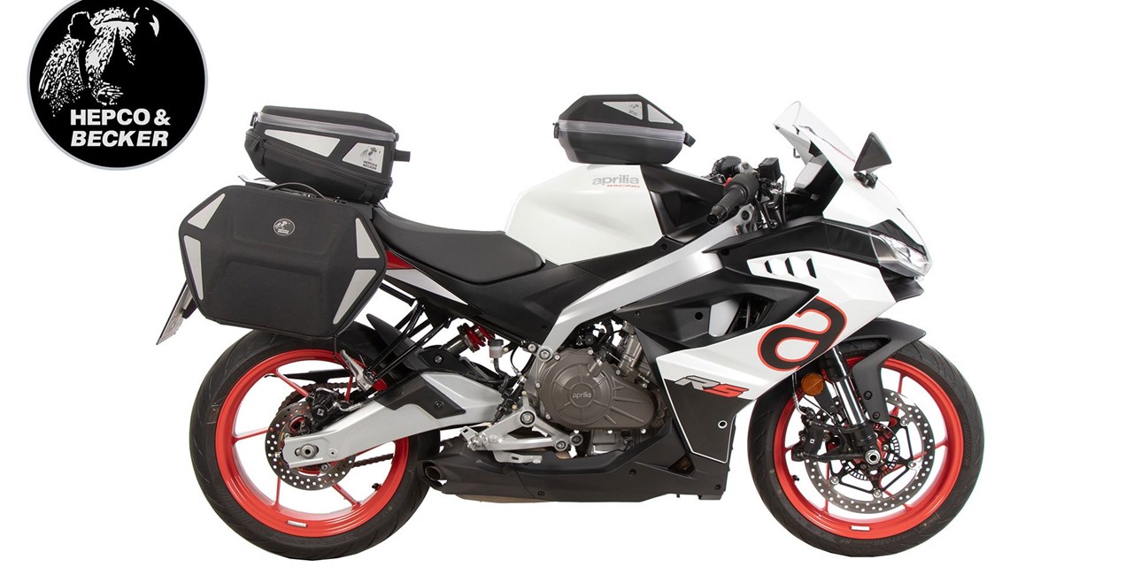 Aprilia RS 457 Zubehör 2024: Touring-Upgrade von Hepco & Becker