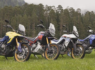 Offroad-Vergleich Mittelklasse-Reiseenduros 2025