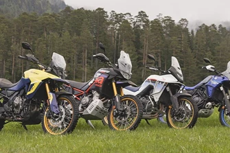 Offroad-Vergleich Mittelklasse-Reiseenduros 2025 Offroad-Vergleich Mittelklasse-Reiseenduros 2025