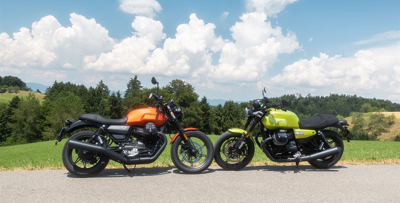 Moto Guzzi V7 Sport vs. V7 Stone Euro 5 im Test: Alt gegen Neu