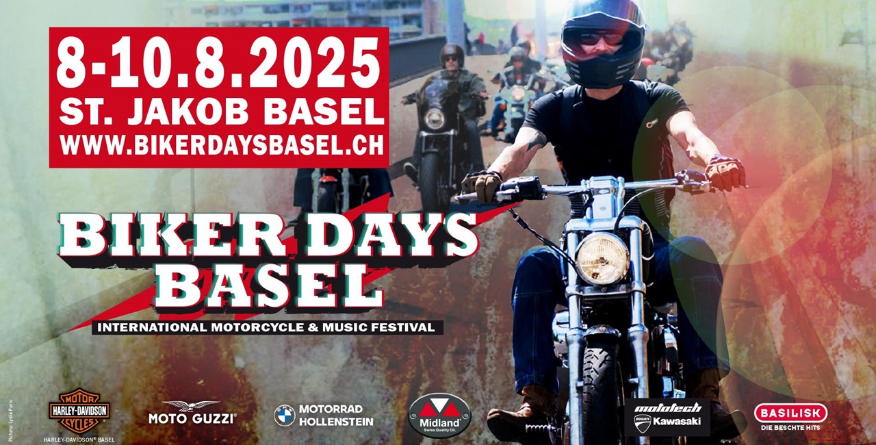 Biker Days Bâle 2025 : Festival de motos et de musique en Suisse