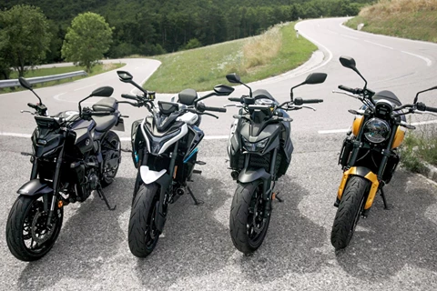 Vergleichstest Mittelklasse Naked Bikes bis 95 PS 2025 Vergleichstest Mittelklasse Naked Bikes bis 95 PS 2025