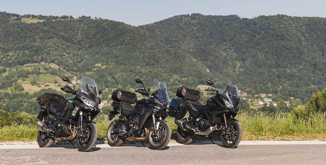Honda NT1100 DCT ES-Kawasaki Versys 1100 SE-Yamaha Tracer 9GT+