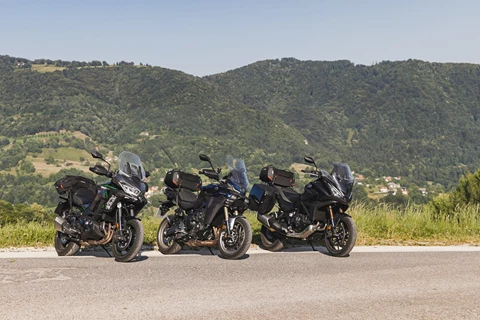 Honda NT1100 DCT ES-Kawasaki Versys 1100 SE-Yamaha Tracer 9GT+ Honda NT1100 DCT ES-Kawasaki Versys 1100 SE-Yamaha Tracer 9GT+