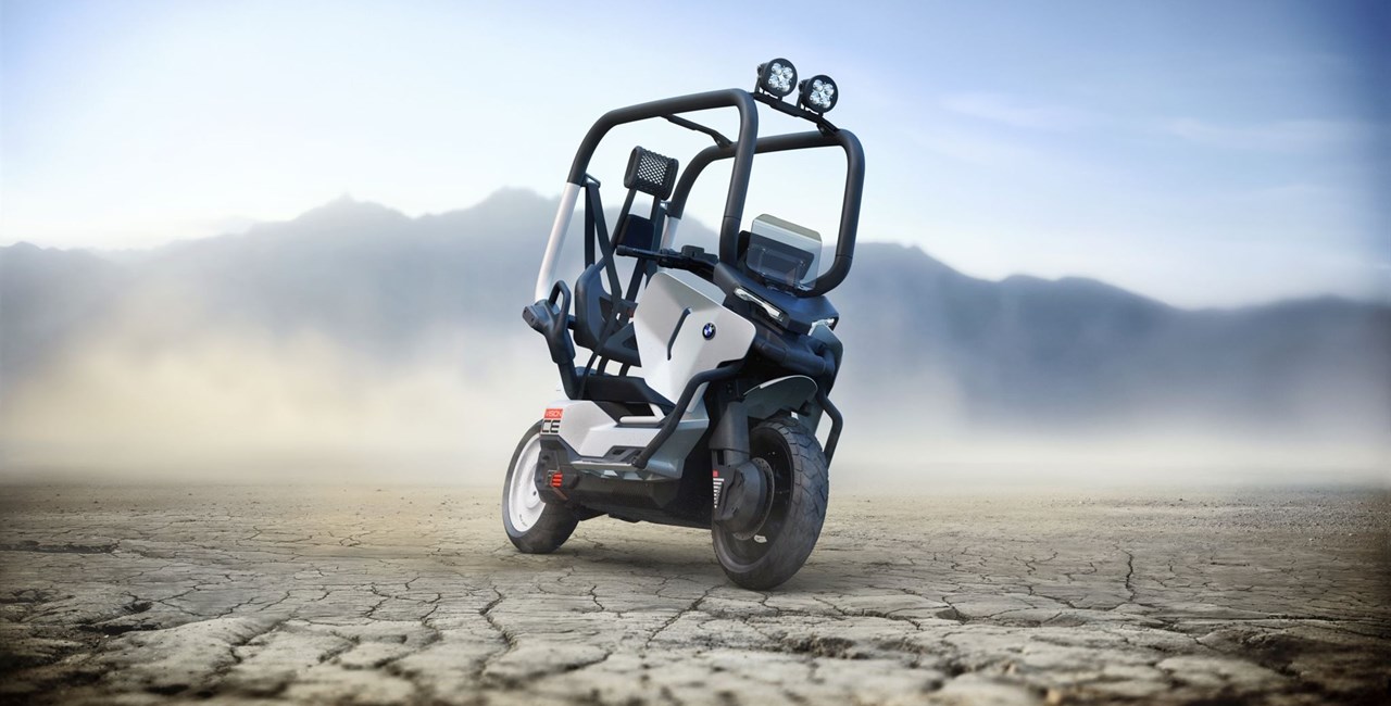Rückkehr des Dachrollers! BMW Motorrad Vision CE