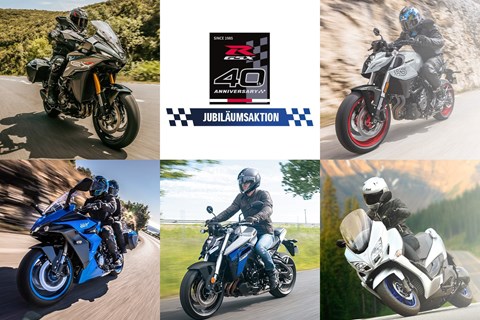 Suzuki GSX-R Jubiläumsaktion: Bis 2.185 € sparen auf 2025er Model