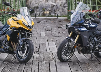 Triumph Tiger Sport 800 vs Yamaha Tracer 9 GT+ Y-AMT im Test Triumph Tiger Sport 800 vs Yamaha Tracer 9 GT+ Y-AMT im Test