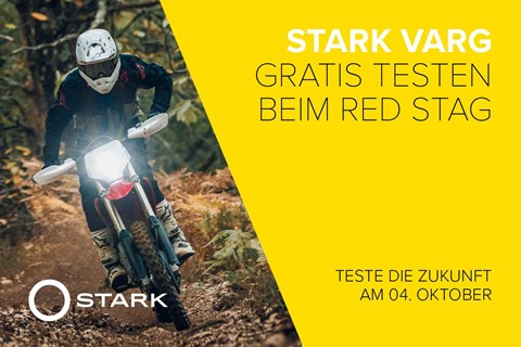 STARK VARG EX: E-Enduro Testtag am 4. Oktober bei Red Stag