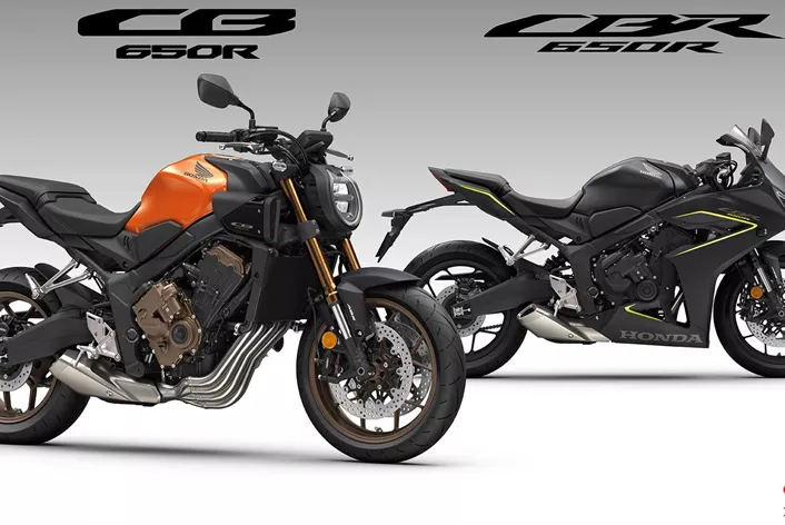 A Honda está renovando seus bem-sucedidos quatro cilindros de médio porte. Para 2026, as CB650R e CBR650R ganham novas cores, enquanto a parte técnica permanece inalterada. Confira agora todas as informações.