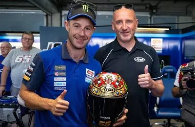 Arai Helm: Abschied von Jonathan Rea mit Sonderdesign Arai Helm: Abschied von Jonathan Rea mit Sonderdesign