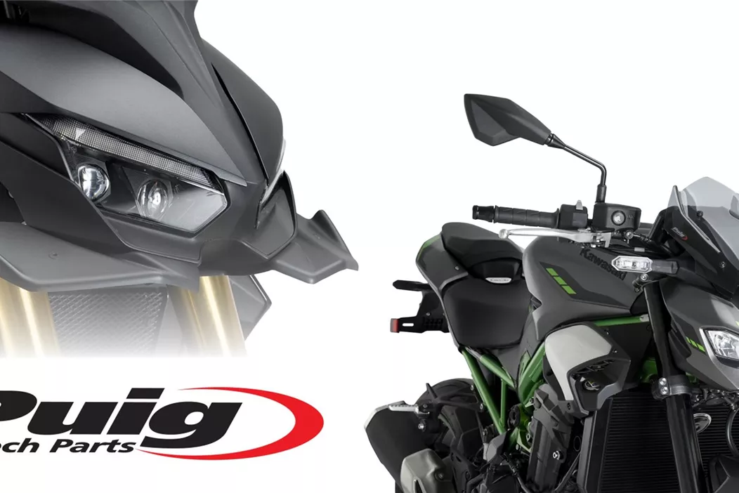 Puig bringt für 2026 neue Zubehörteile für Kawasaki Z900 und Honda CB1000 Hornet. Von stylischen Winglets bis zu praktischen Protektoren – wir zeigen die Highlights für mehr Optik, Schutz und Fahrspaß.