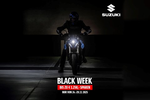 Suzuki Black Week 2025: Bis zu 1.250 Euro sparen