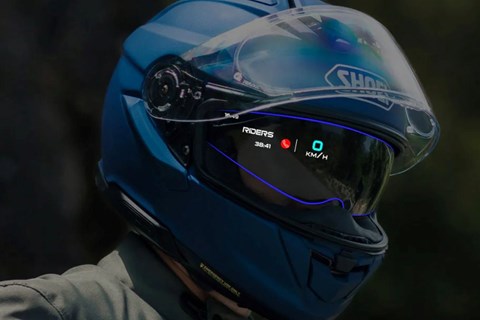 EyeLights zeigt Head-Up-Display für Helm und Motorrad