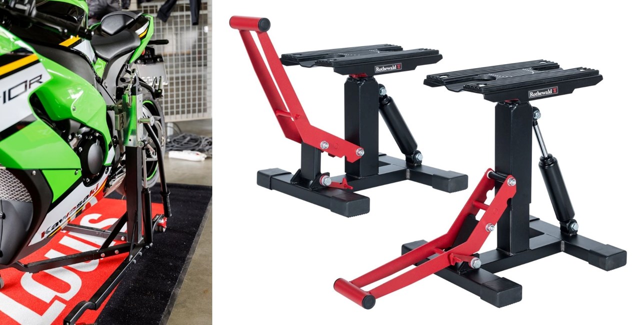 Rothewald Motorradheber: Sicher heben und stabil arbeiten