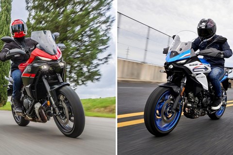 Suzuki SV-7GX vs Yamaha Tracer 7 im Daten-Vergleich