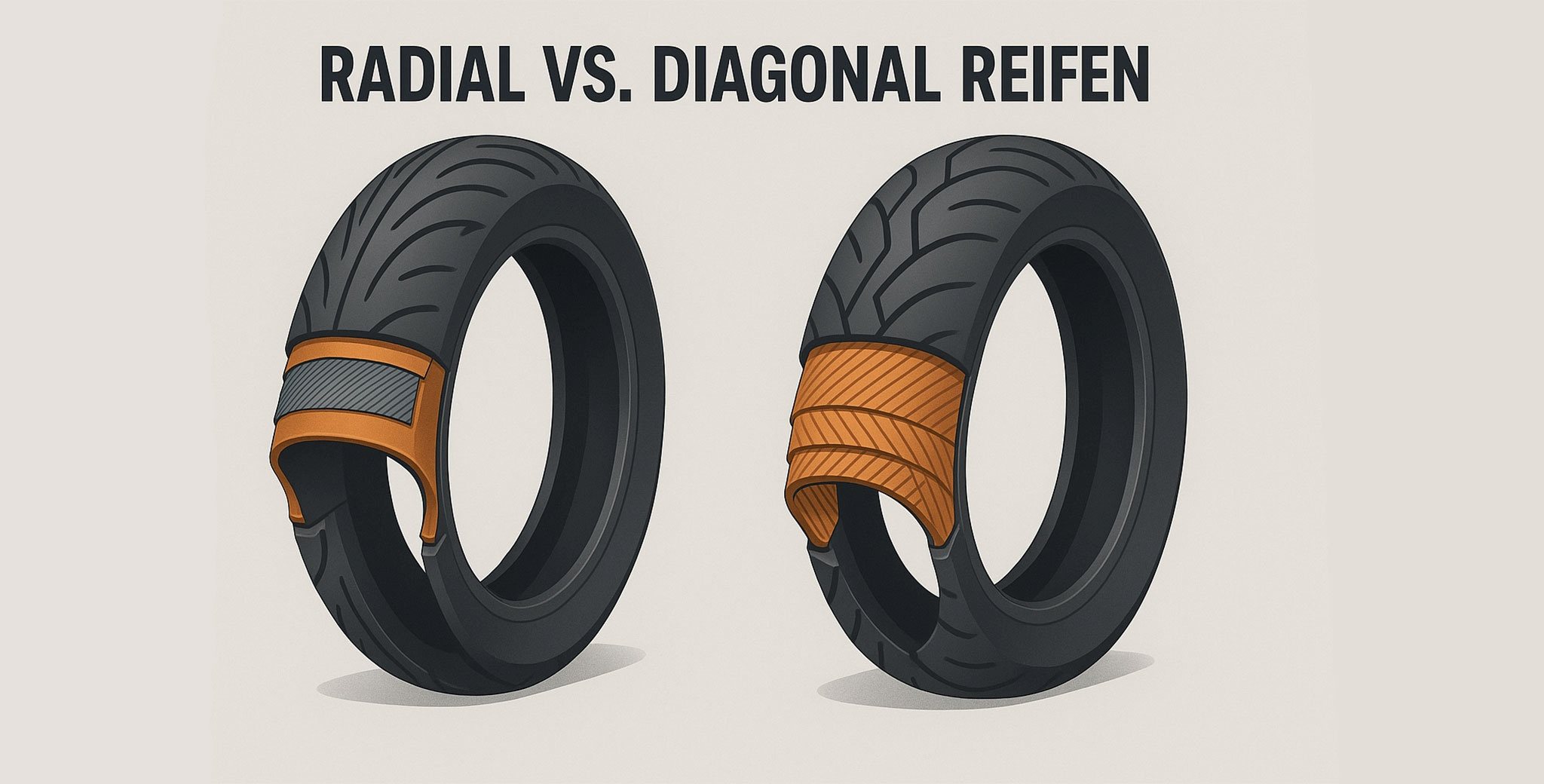 Radial oder Diagonal – welcher Motorradreifen ist besser?