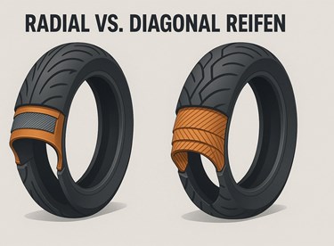 Radial oder Diagonal – welcher Motorradreifen ist besser?