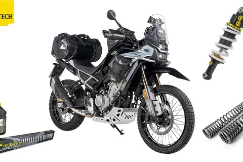 Touratech Suspension: Fahrwerksupgrade für CFMOTO MT-Modelle