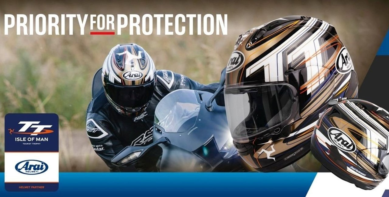 Arai RX-7V EVO IoM TT 2026 – Limitierter Helm für die TT-Fans