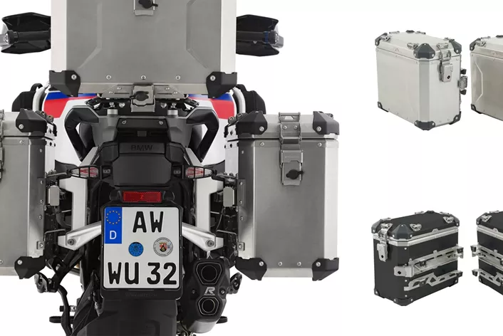 Wunderlich predstavlja nove EXTREME DirectLock Slimline kofere, kompaktniju verziju svog premium sustava prtljage za BMW R 1300 GS. 80 milimetara uži, 76 litara kapaciteta, 100% vodonepropusni - bez preinaka, bez alata, jednostavno zakačiti i krenuti.