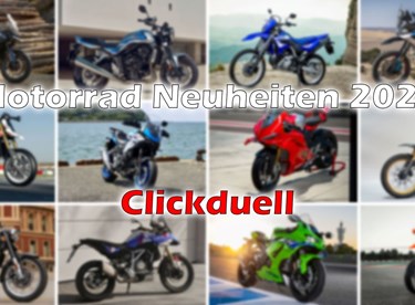 Wählt Euren Sieger: Motorrad Neuheiten 2026 Clickduell